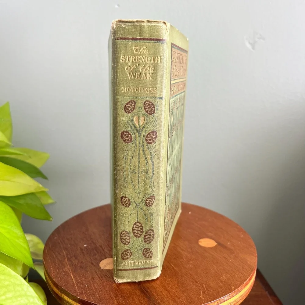 Antique 1902 Book The Strength Of Th Weak By Chauncey C. Hotchkiss 1st Edition - Picture 8 of 11